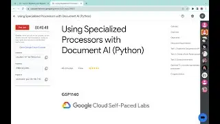 Using Specialized Processors with Document AI (Python) || 