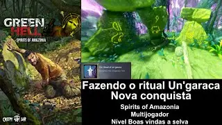 Green Hell espíritos da amazônia, fazendo o ritual Un'garaca vídeo 155