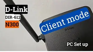 D-Link N300 DIR-612 Client mode thru PC (Tagalog)