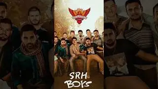Srh boys #srh #ipl2024 #viratkholi #warner #vijaytv #zeetamizh #bbms6promo #bbms6live