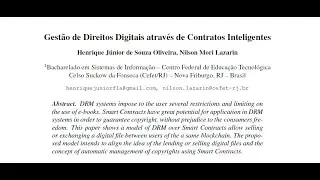 Gestão de Direitos Digitais através de Contratos Inteligentes