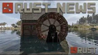 Water Wheel Added to Rust - New Power Source