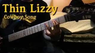 Thin Lizzy- Cowboy Song Guitar Cover (Solos Included)