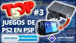 JUEGOS DE PS2 EN PSP - TOP 5 - PORTS #3 - PPSSPP  GAMES ANDROID