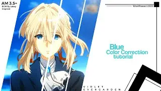 How to Make Aesthetic Blue CC on ALIGHT MOTION | ALIGHT MOTION TUTORIAL