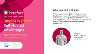 BITRIX24 WEBINAR: BITRIX24 ON-PREMISE BENEFITS 🌐