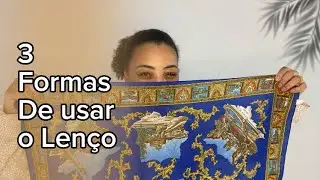 3 FORMAS DE COMO USAR O LENÇO/ Karina Moura  #lenço #style #look