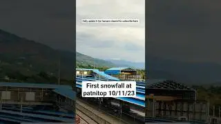 First snowfall at patnitop 