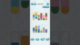 water sort puzzle game level 133 shorts Numpuz all new level