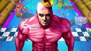Профессионал  играет в Stumble Guys