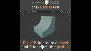 How to change the Bevel Direction in Blender