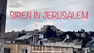 Rocket sirens sound in JERUSALEM, surrounding area: Watch till the end