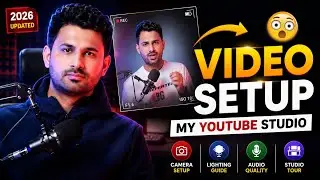 How I record My YouTube Videos | My YOUTUBE Studio SETUP | Studio Setup For YouTube Videos | Videos