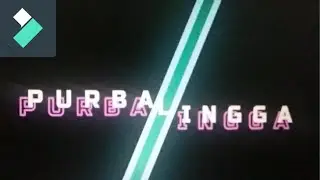 Cara buat animasi text di filmora 9
