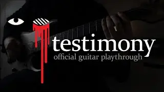 rekak - testimony (official guitar playthrough)