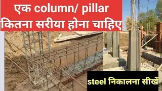how to calculate steel of column, footing, beam, slab?.