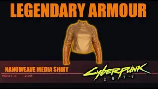 Cyberpunk 2077 - MEDIA SHIRT - LEGENDARY ARMOUR