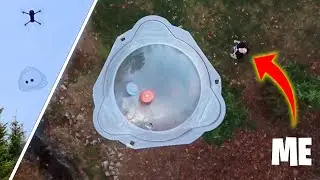 *FLYING* Beyblade Battle! Beyblade Battle in the SKY