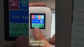 Restarting Data and how to know the data usage of Pocket Wifi JT101
