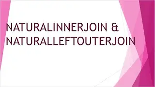 NATURALINNERJOIN & NATURALLEFTOUTERJOIN DAX In POWER BI 