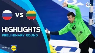 Russia vs Lithuania | Highlights | Preliminary Round | Men's EHF EURO 2022