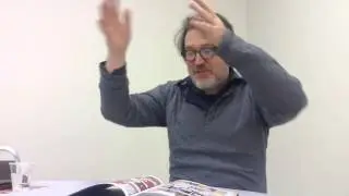 Benoit Feroumont lit un extrait de Le Royaume