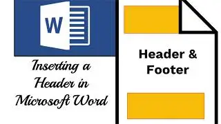 Inserting a Header into Microsoft Word