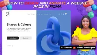 Figma Tutorial for beginners & Advanced || How to design a website page with animation in Figma