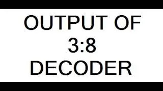 3 to 8 Decode Simulation Using VHDL In Xilinx