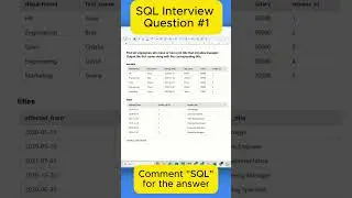 SQL Interview Whiteboard Question 1: Where are the Managers? Would you pass or fail?