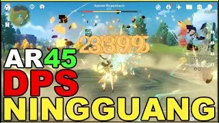 Genshin Impact - AR45 Ningguang DPS Showcase
