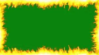 Fire Frame Green Screen Effects-Free Fire Flame  | Fire Frame Green Screen Video Animation