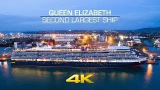 The Queen Elizabeth leaving Mauritius