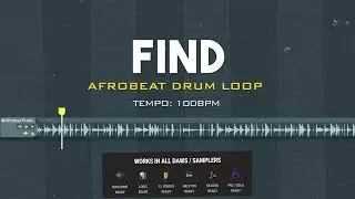 FREE DOWNLOAD Afrobeat Drum Loop 100% Royalty Free | Afrobeat Drum Sample | 
