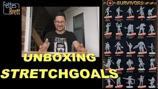 Unboxing - Zombicide Invader - Stretchgoals - Brettspiel