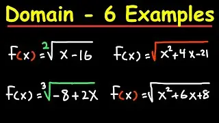 How to Find the Domain of a Function │Precalculus - Radical Function
