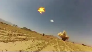 RPG Explodes Directly Over U.S. Soldier