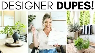 HOME DECOR DUPES || HOME DECORATING TIPS & IDEAS || HIGH-END LOOK FOR LESS