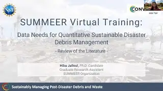 SUMMEER Virtual Training - Data Needs for Quantitative Sustainable Disaster Debris Management