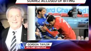 PFA - Suarez bite 'unacceptable'