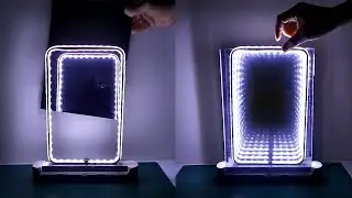 DIY How to Make a LED Infinity Illusion Mirror
