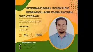 International Scientific Research And Publications-Batch-1-Data Analytics, Web Development Training