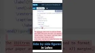 Side by side figures  in Latex
