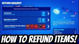 HOW TO USE REFUND REQUEST TOKENS IN FORTNITE! - Fortnite Battle Royale