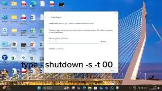 Create Shutdown shortcut on windows 11