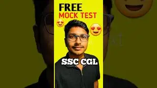 FREE Mock test for SSC CGL 2024