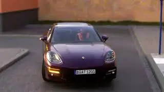 Porsche Panamera Car Animation