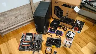 Компьютер с AliExpress Lga2011v3 Xeon e5-2670v3 + Rx570 + 16gb DDR4 полная сборка системного блока