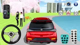 New Red Volkswagen Golf GTI car For Parking - 3D Driving Class Simulator 2026 _ Car Game Android