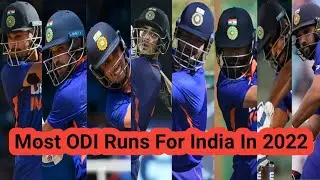 Most ODI Runs For India In 2022
